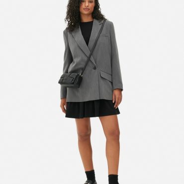 Boxy Double-Breasted Blazer