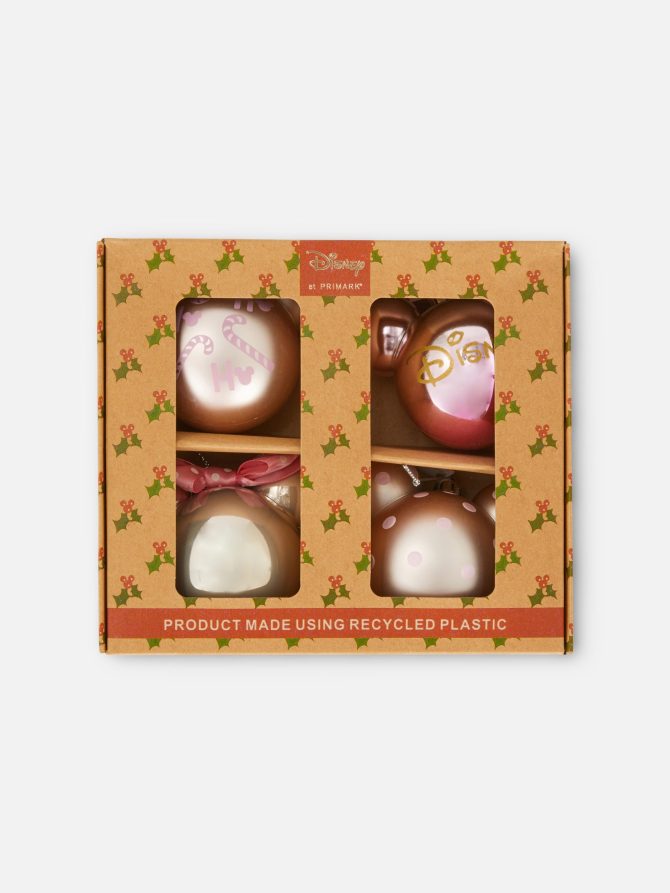 4-Pack Disney's Minnie Mouse Ornaments