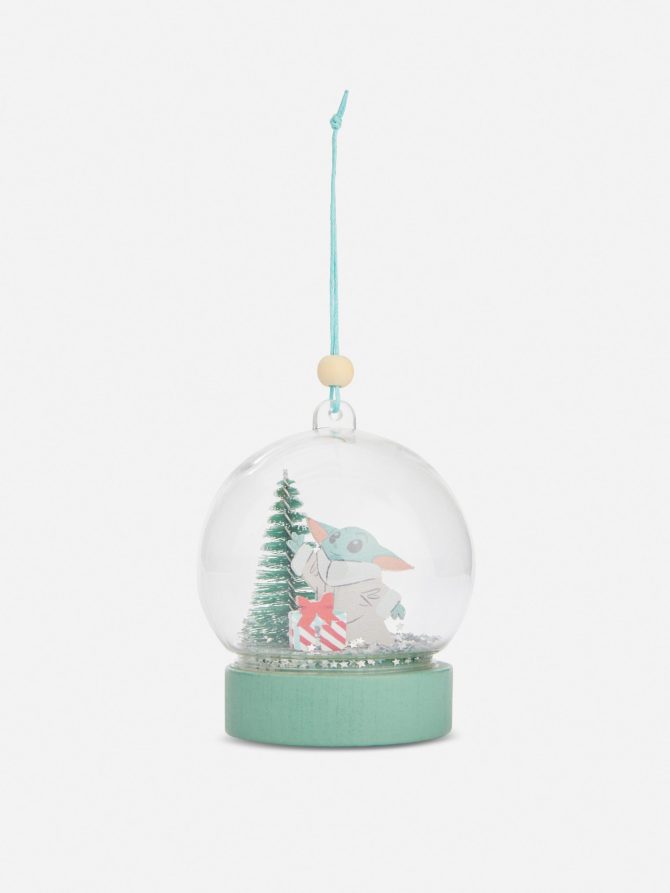 Star Wars Baby Yoda Snow Globe Tree Ornament