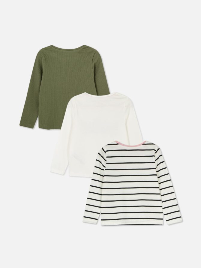 3-Pack Multi Long Sleeve T-shirts - Image 2