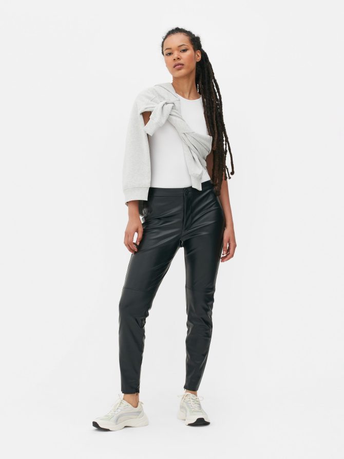 Faux Leather Skinny Pants