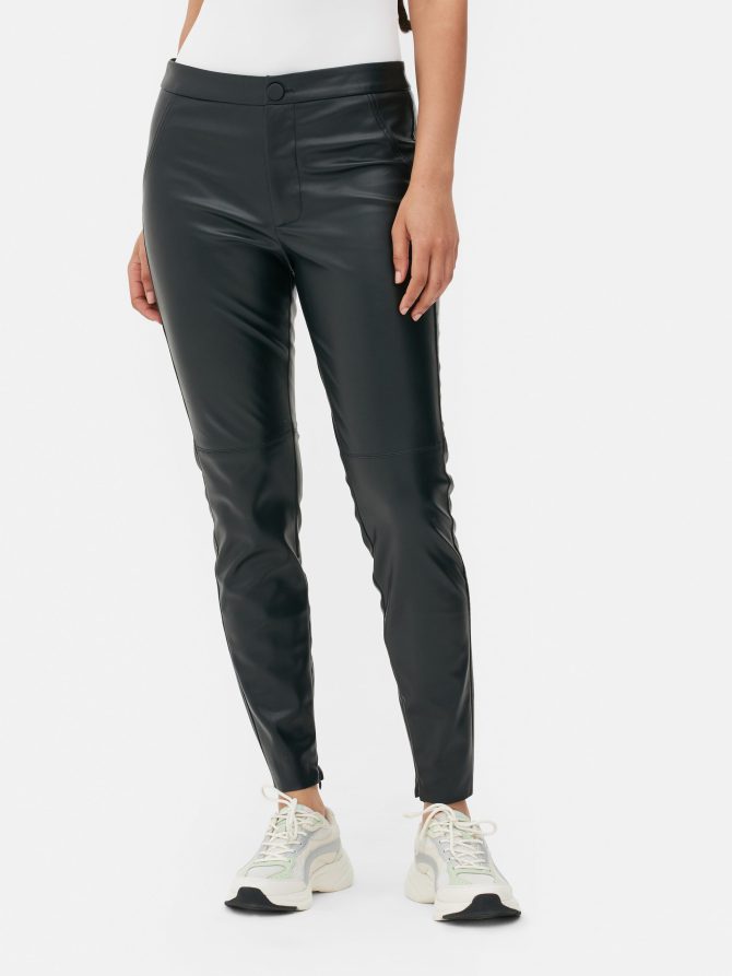 Faux Leather Skinny Pants - Image 2