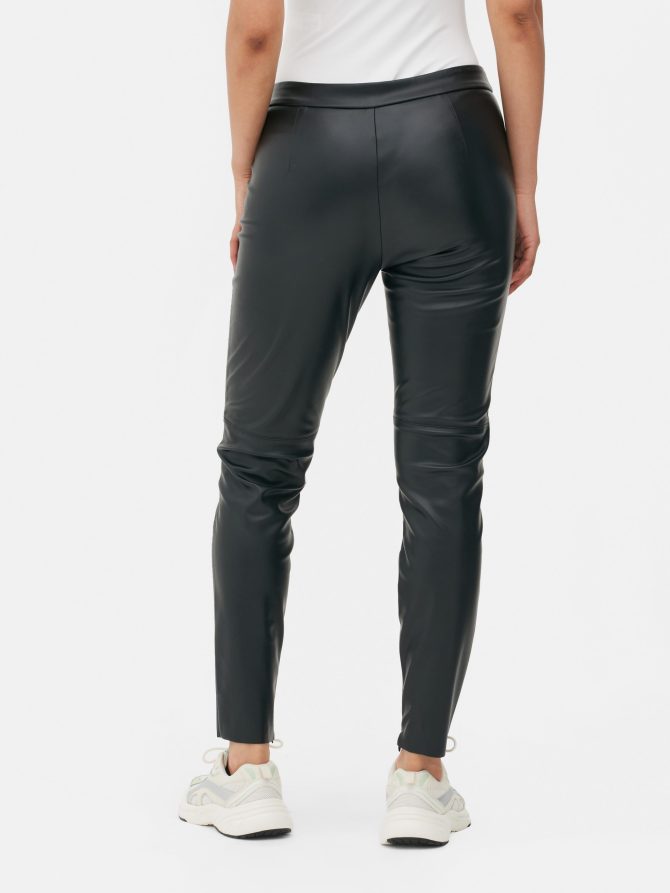 Faux Leather Skinny Pants - Image 4