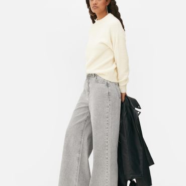 Bouclé Crew Neck Sweater