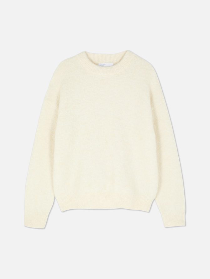 Bouclé Crew Neck Sweater - Image 5