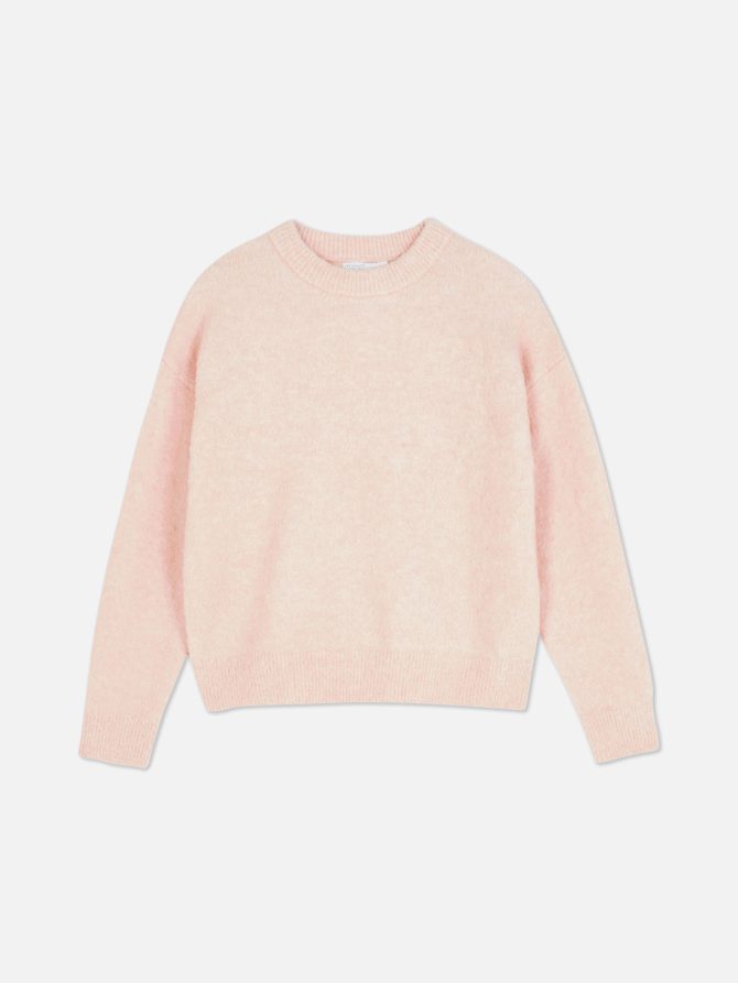 Bouclé Crew Neck Sweater - Image 5