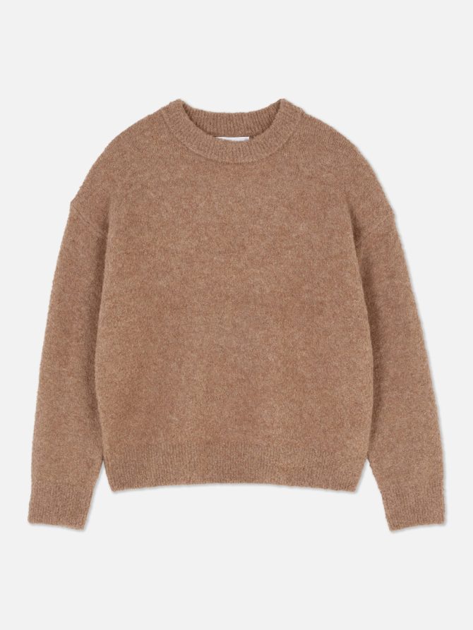 Bouclé Crew Neck Sweater - Image 5