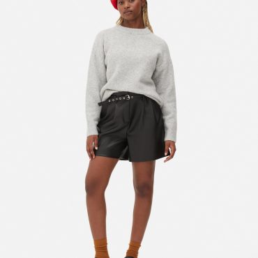 Bouclé Crew Neck Sweater