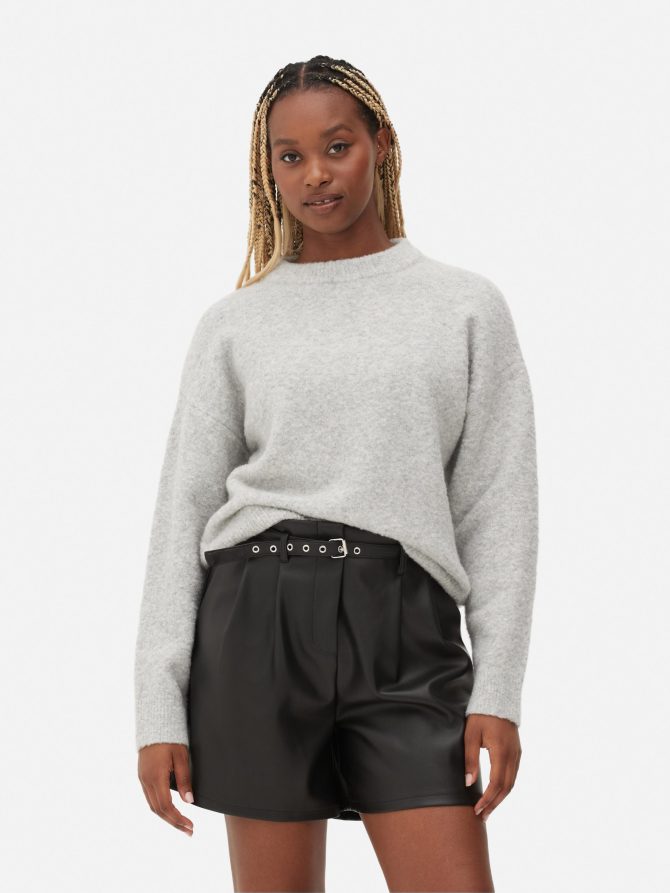 Bouclé Crew Neck Sweater - Image 2
