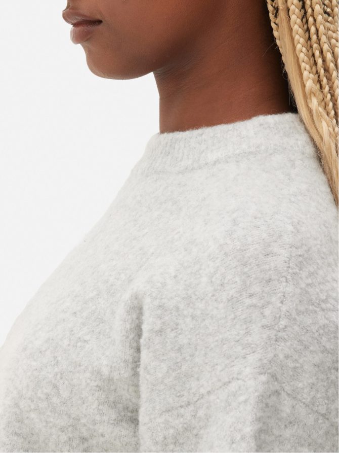 Bouclé Crew Neck Sweater - Image 3