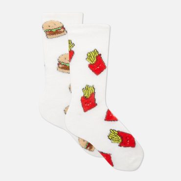 2-Pack Multi Fluffy Socks