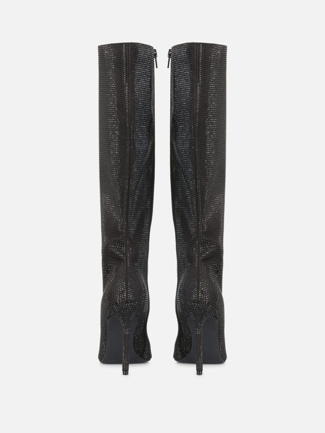 Rita Ora Rhinestone Knee-High Boots - Image 3