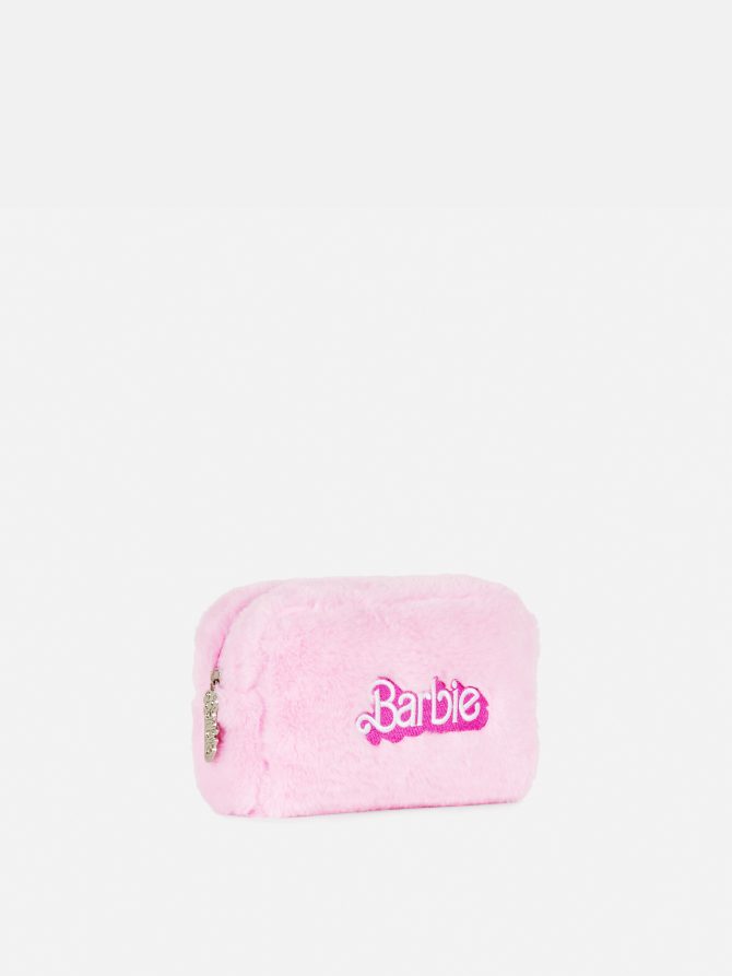 Barbie The Movie Faux Fur Makeup Bag - Image 2