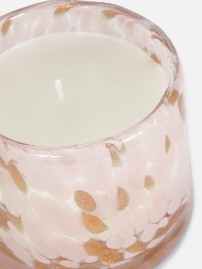 Dappled Glass Standing Candle - Image 2