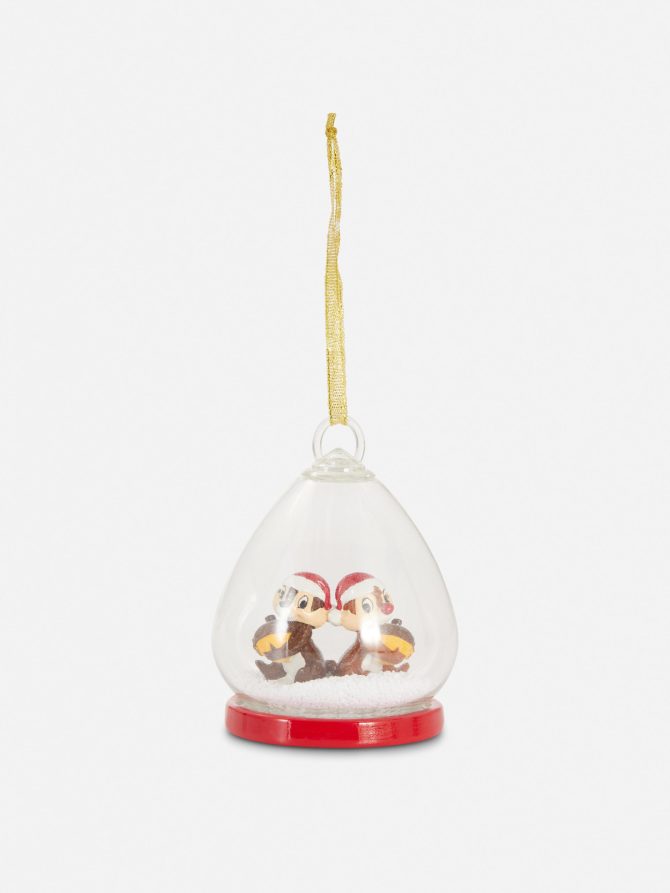 Disney’s Chip 'n' Dale Snow Globe Tree Ornament