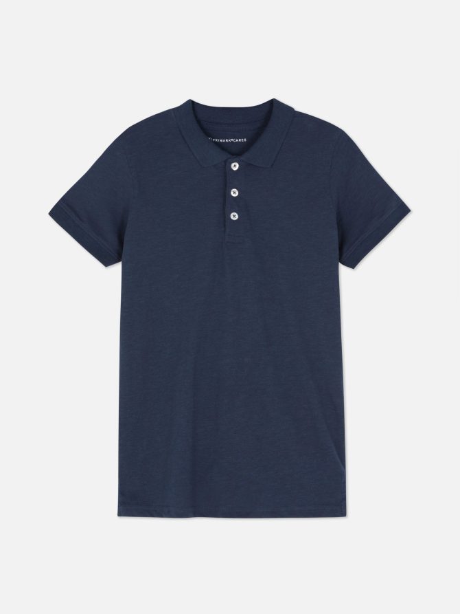 Slubbed Polo Shirt - Image 3