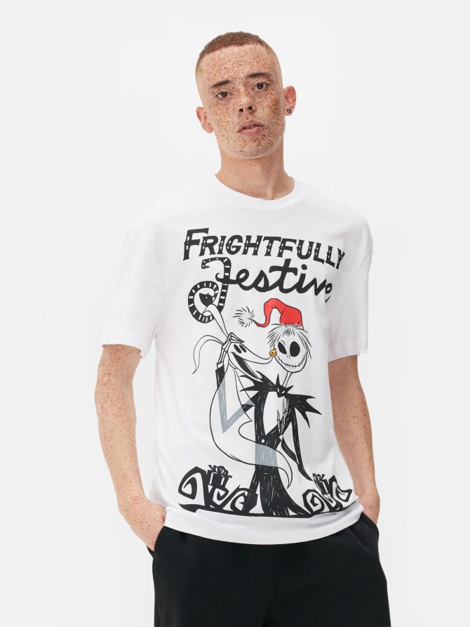 Disney Tim Burton’s The Nightmare Before Christmas T-Shirt - Image 2