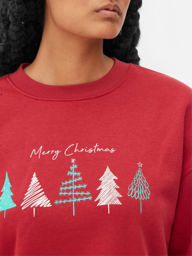 Women's Christmas Crew Neck Sweatshirt - Image 3