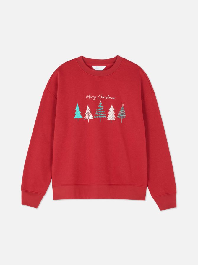 Women's Christmas Crew Neck Sweatshirt - Image 5