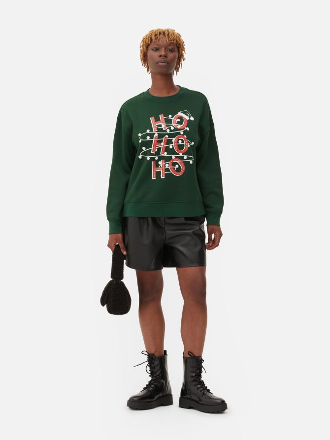 Women's Christmas Crew Neck Sweatshirt