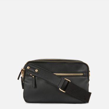 Double Zip Crossbody Bag