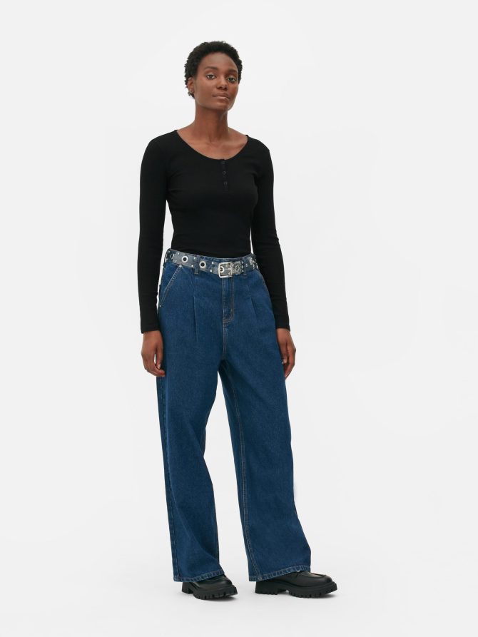 Long Sleeve Popper Bodysuit