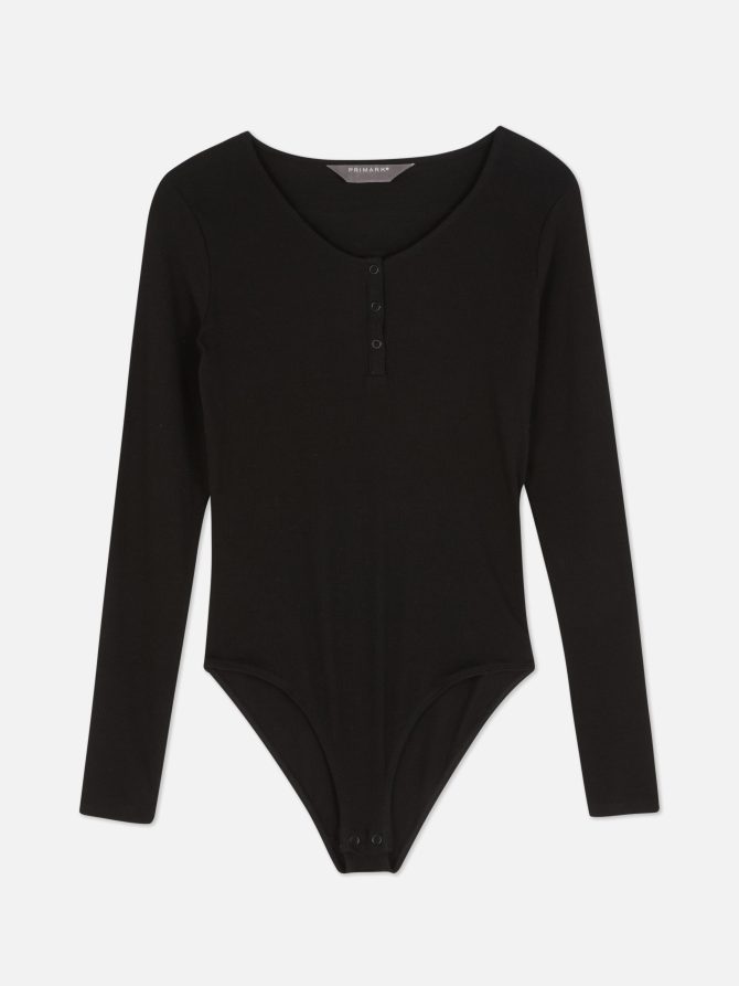 Long Sleeve Popper Bodysuit - Image 5