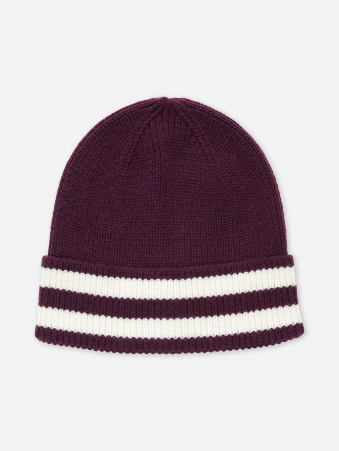 Striped Knit Beanie