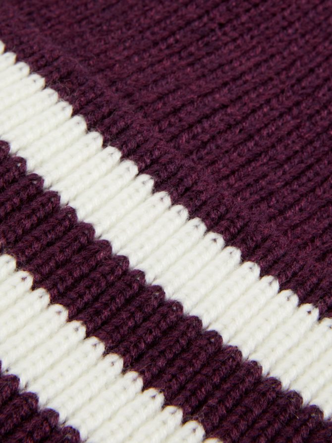 Striped Knit Beanie - Image 2