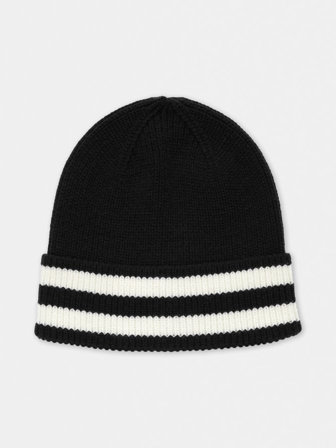 Striped Knit Beanie