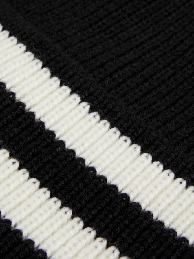 Striped Knit Beanie - Image 2