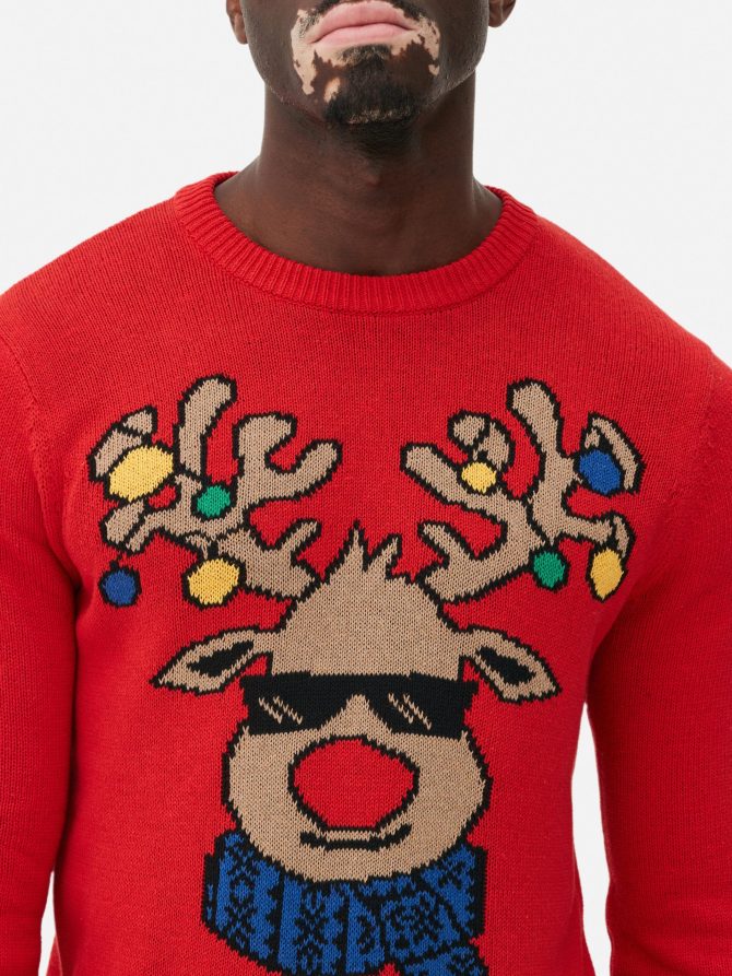 Reindeer Christmas Sweater - Image 3