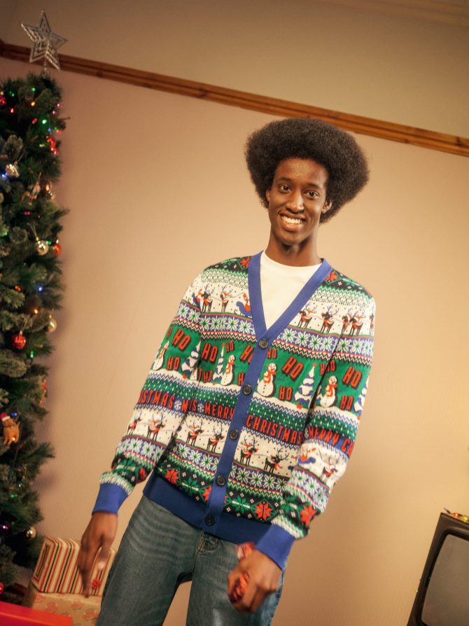 Men's Fair Isle Christmas Cardigan