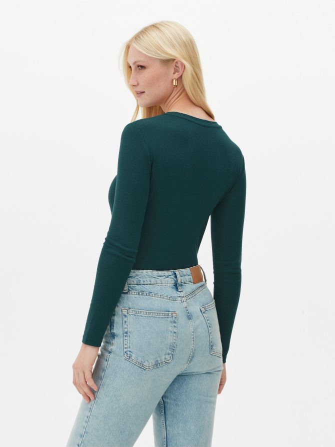 Soft Touch Ribbed Bodysuit - Image 4