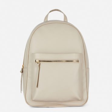 Faux Leather Backpack