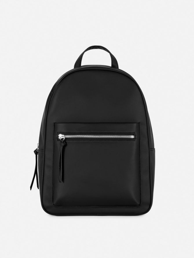 Faux Leather Backpack