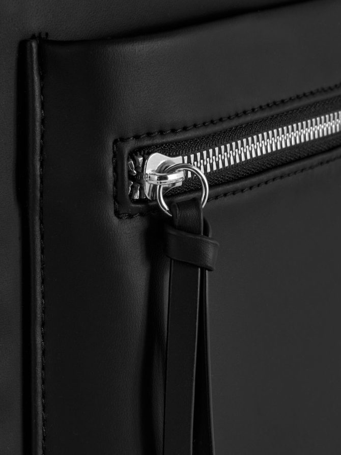 Faux Leather Backpack - Image 4