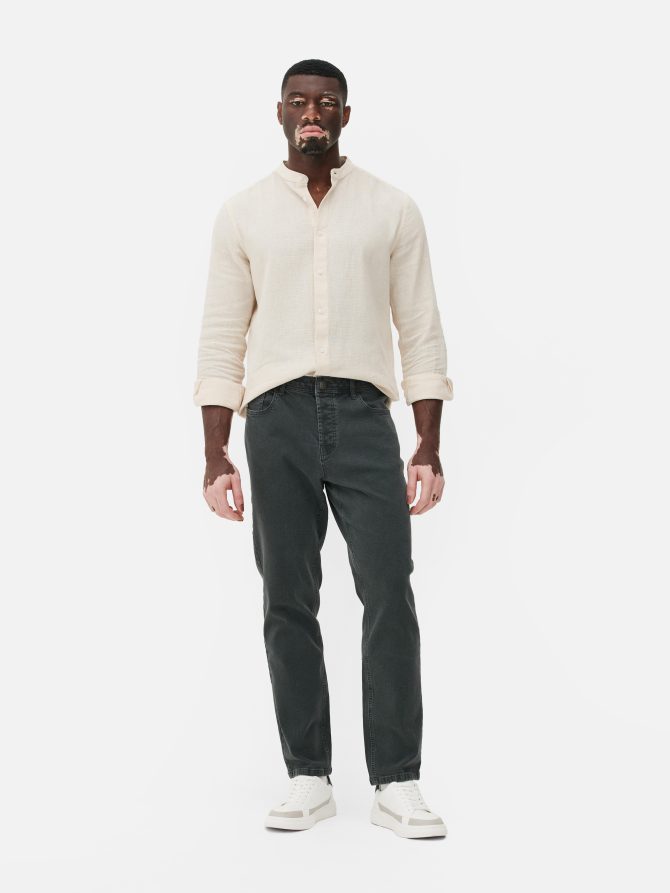Stretch Straight Leg Jeans