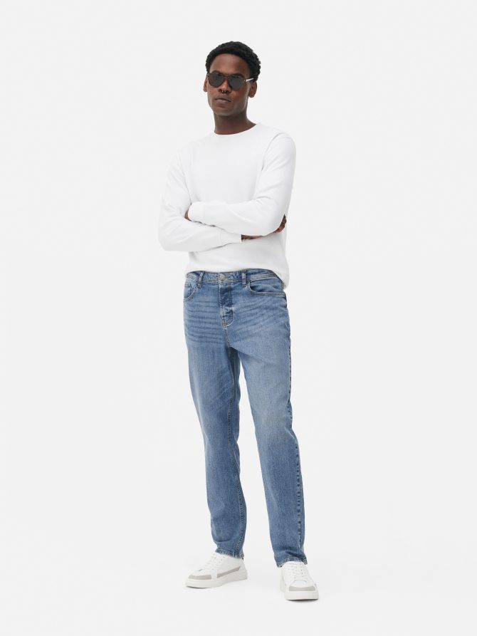 Stretch Straight Leg Jeans