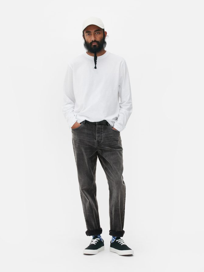 Stretch Straight Leg Jeans