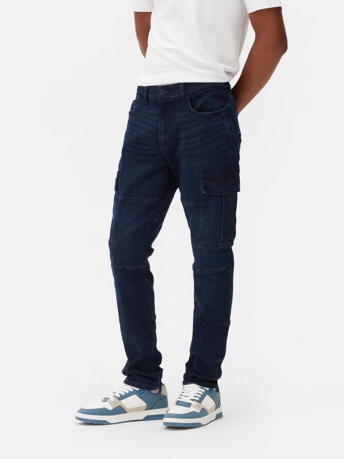 Slim Fit Cargo Jeans - Image 2