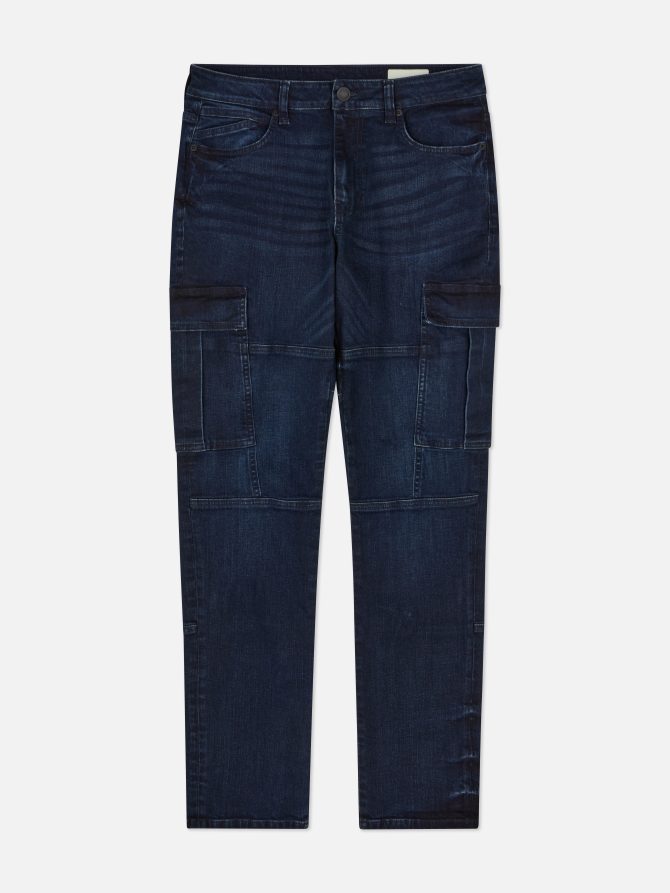 Slim Fit Cargo Jeans - Image 5