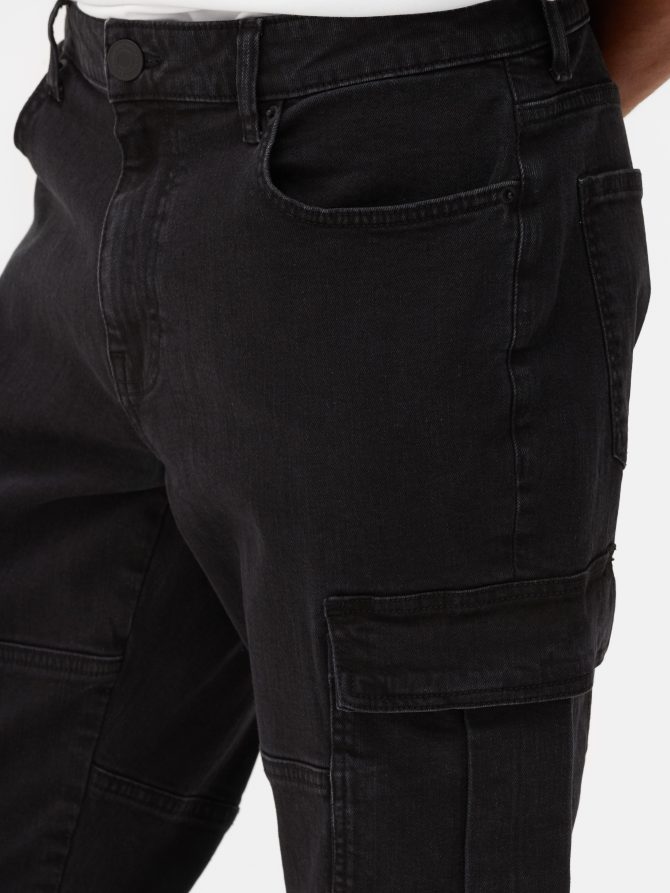 Slim Fit Cargo Jeans - Image 3
