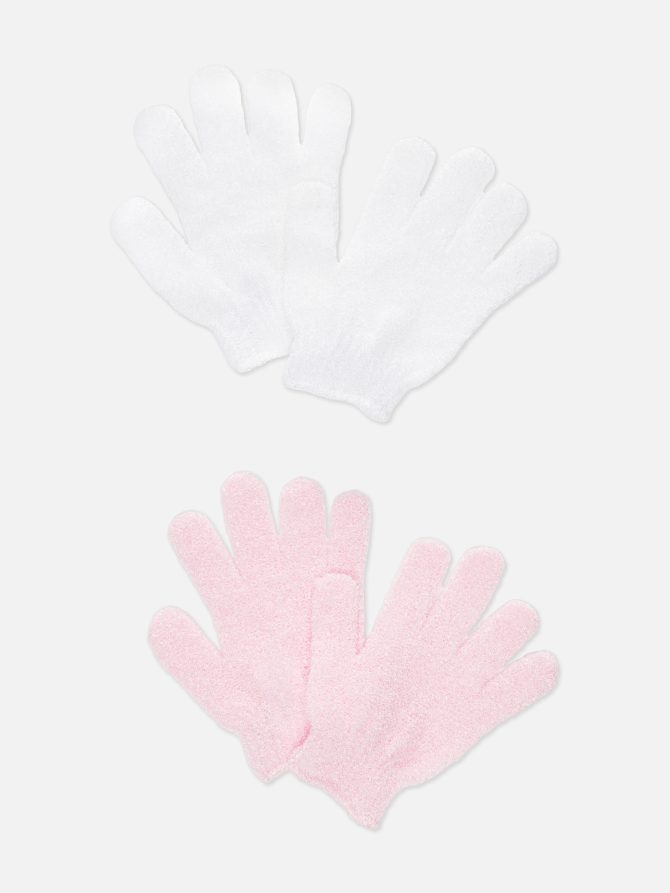 2-Pack Exfoliating Gloves