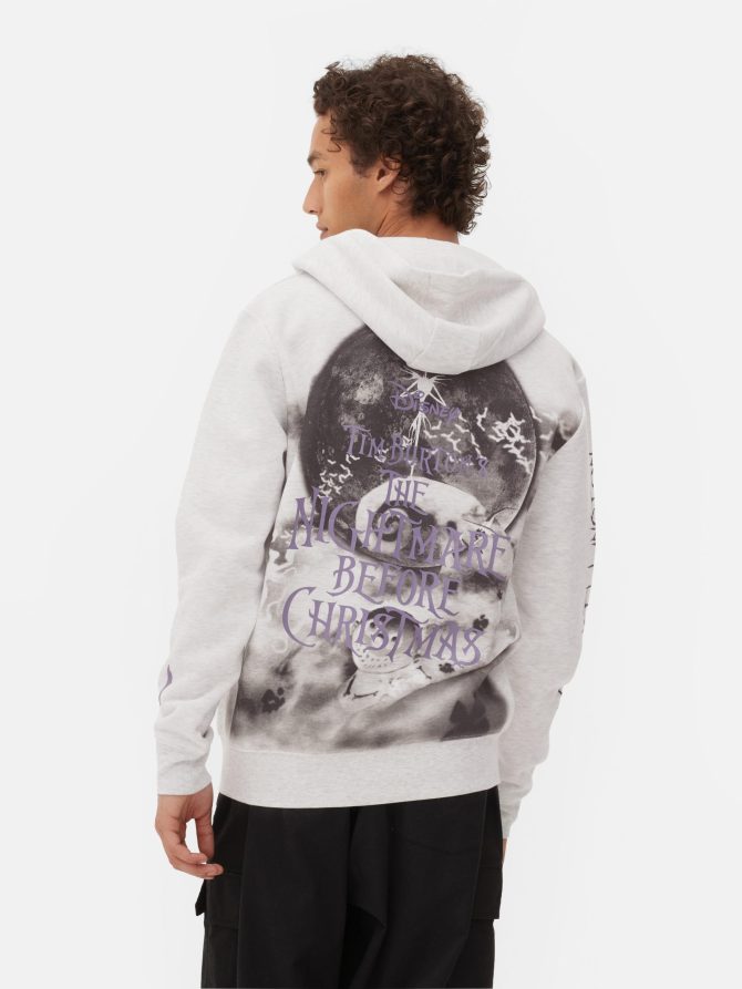 Disney Tim Burton's The Nightmare Before Christmas Zip Hoodie - Image 4