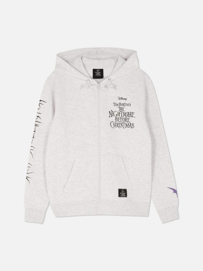 Disney Tim Burton's The Nightmare Before Christmas Zip Hoodie - Image 5