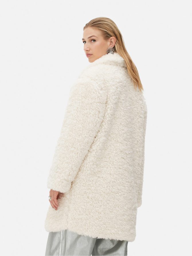 Rita Ora Faux Fur Coat - Image 4