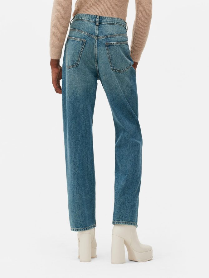 Rita Ora Stone Wash Straight Leg Jeans - Image 4