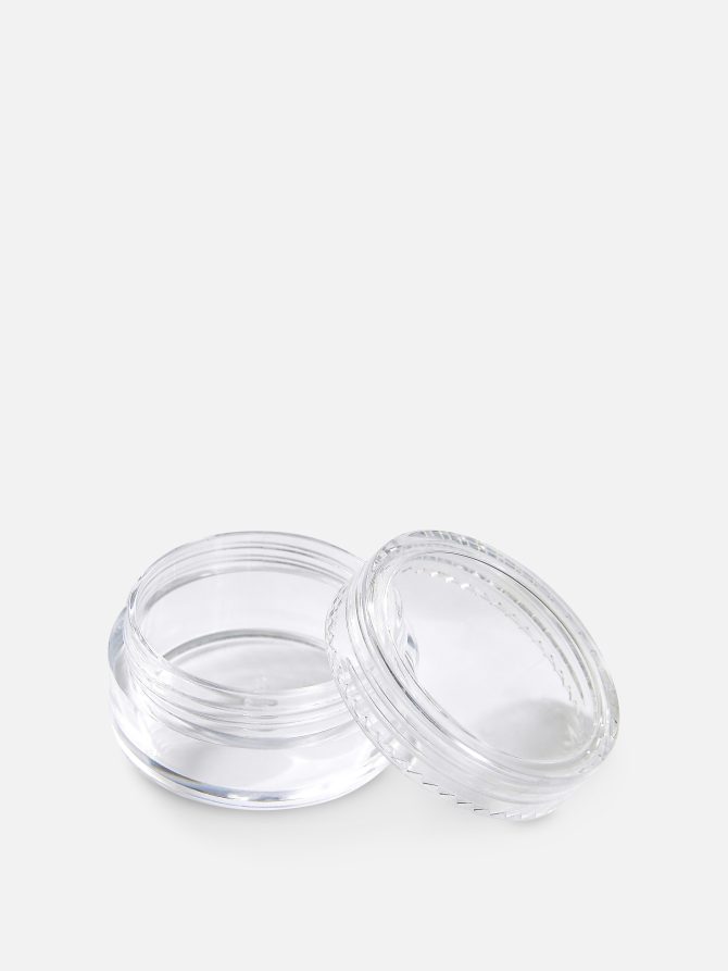 5-Pack Clear Cosmetic Jars - Image 2
