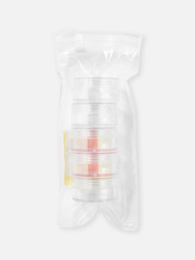 5-Pack Clear Cosmetic Jars - Image 3